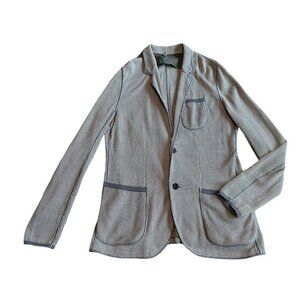 EFM Engineered for Motion Knit Stretch Blazer Jacket Button-Down Size 44 Men's